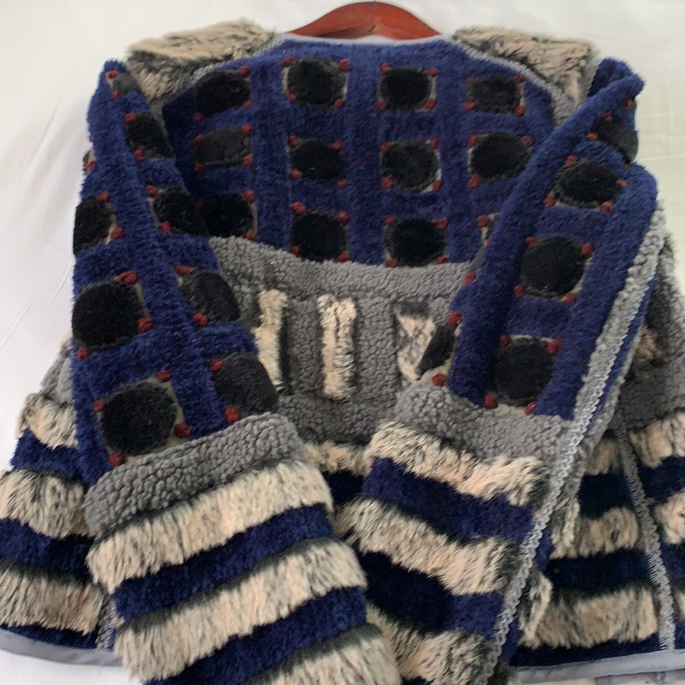 Fur and wool coat - Picture 6 of 9